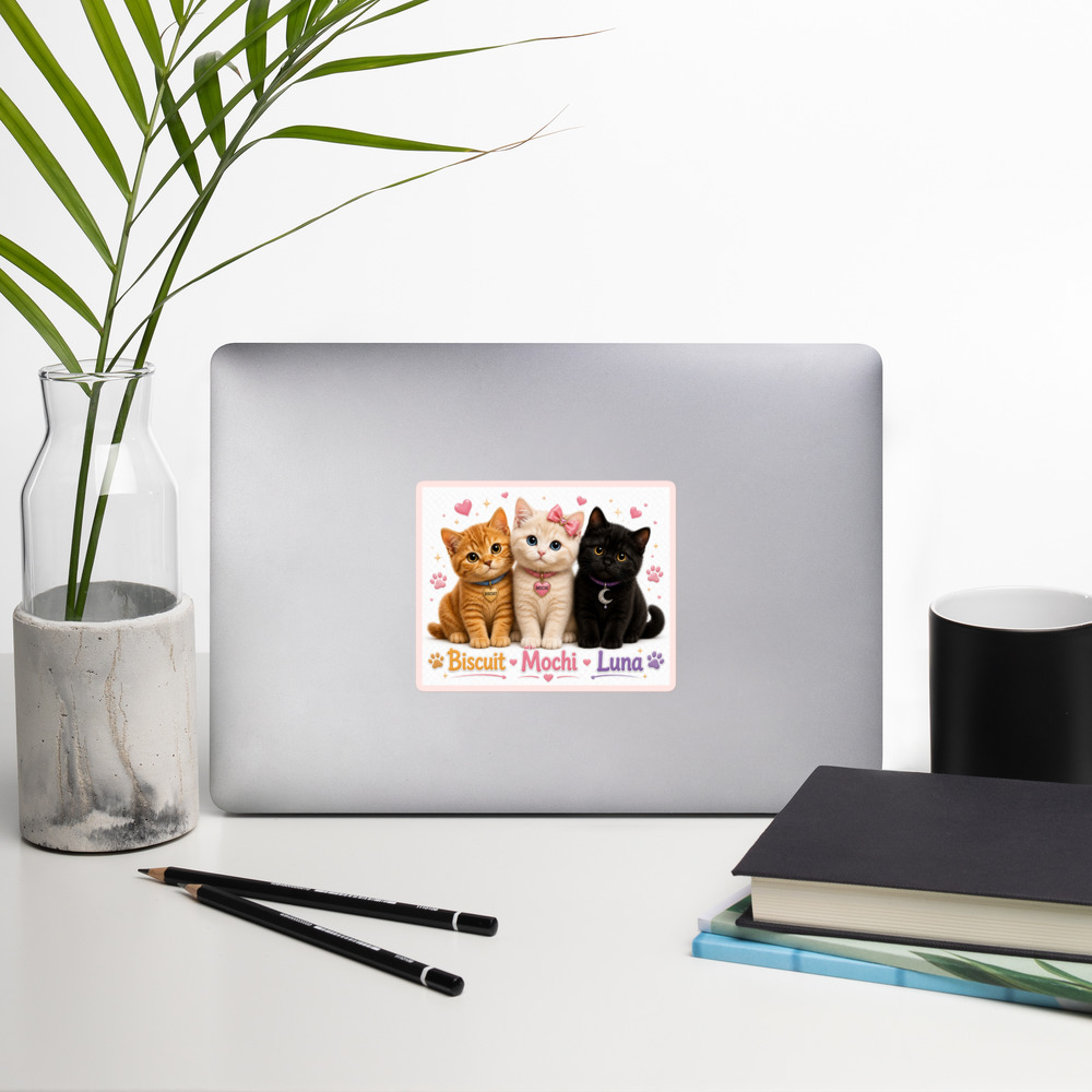 Mochi, Luna & Biscuit™ Kitty Crew stickers - Image 8